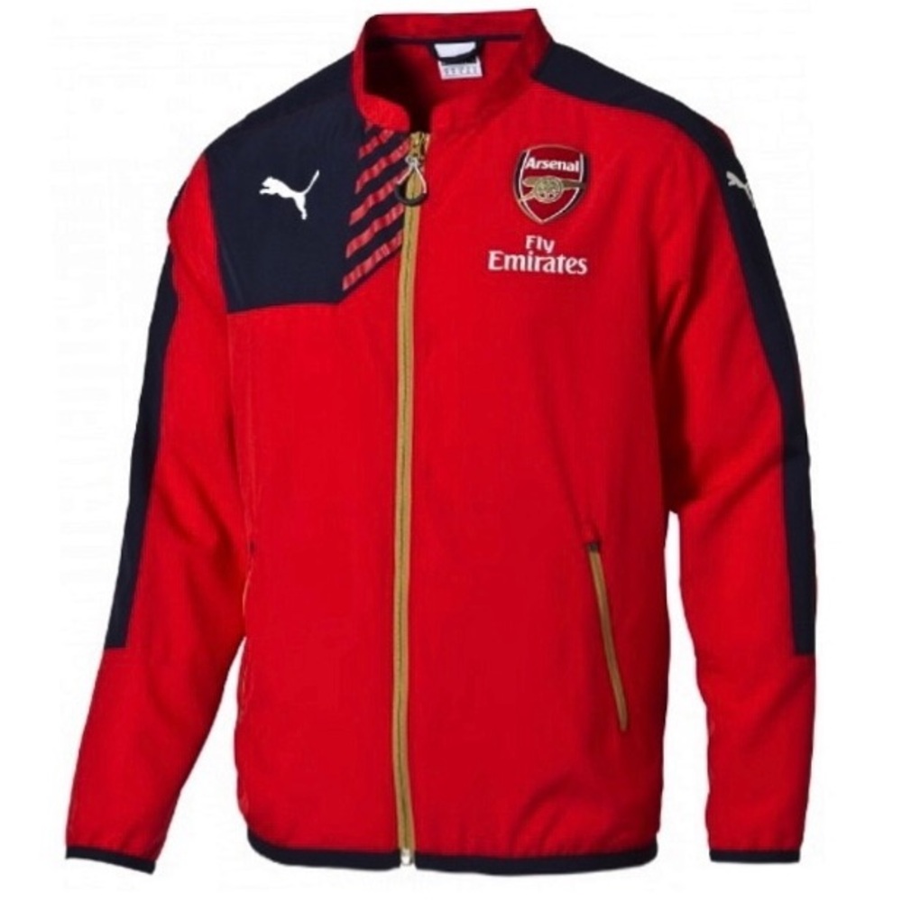 Arsenal 2015 2016 Training Red Football Soccer Jacket Puma Size Extra Small